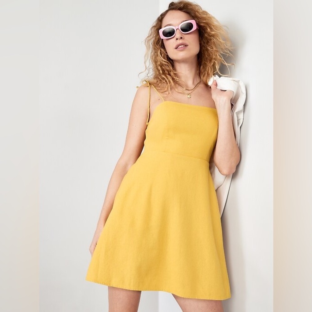 Old Navy Yellow Mini Dress